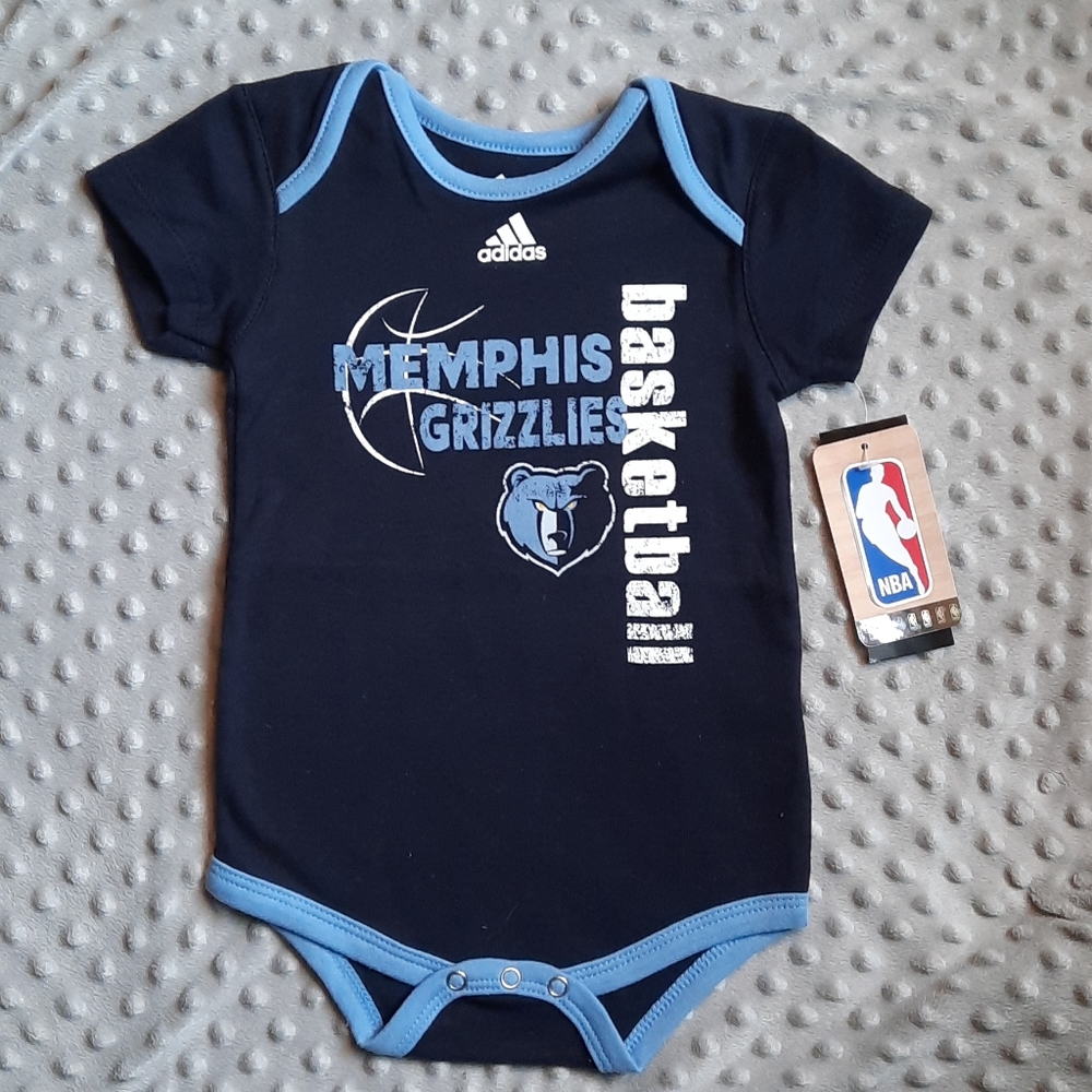 Adidas Memphis Grizzlies onesie, 18 months